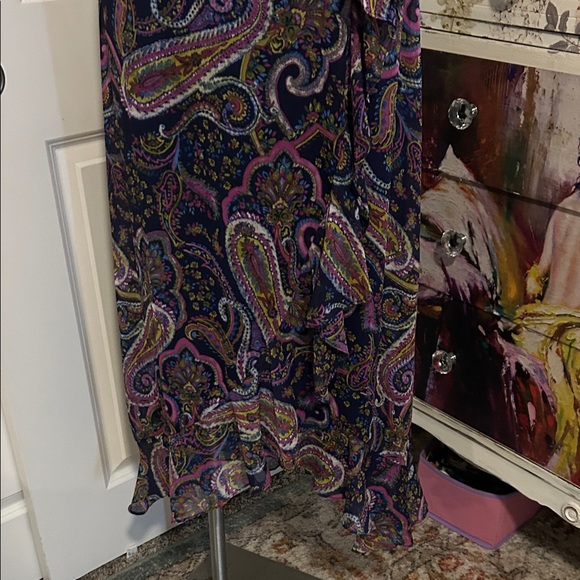 London Times Black Paisley Dress - Picture 5 of 12